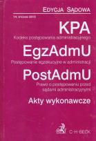Opakowanie Kodeks postępowania administracyjnego Postępowanie egzekucyjne w administracji Prawo o postępowaniu przed sądami administracyjnymi Akty wykonawcze