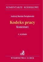 Okładka książki Kodeks pracy Komentarz
