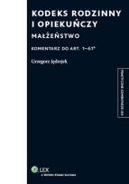 Okładka książki Kodeks rodzinny i opiekuńczy Małżeństwo