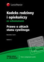 Okładka książki Kodeks rodzinny i opiekuńczy ze schematami Prawo o aktach stanu cywilnego