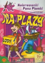 Okładka książki Kolorowanki Pana Plamki - Na plaży ALEX