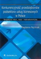 Okładka książki Konkurencyjność przedsiębiorstw podsektora usług..