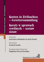 Opakowanie Koszty w sprawach cywilnych - zestaw ustaw Kosten in Zivilsachen - Gesetzessammlung