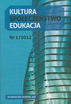 Opakowanie Kultura społeczeństwo edukacja Nr 1/2012