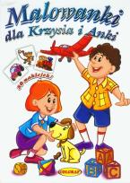 Okładka książki Malowanki Krzysia i Anki
