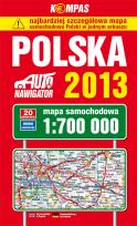 Opakowanie Mapa samochodowa Polski 2013