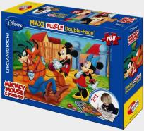 Opakowanie Mickey Mouse Puzzle dwustronne maxi