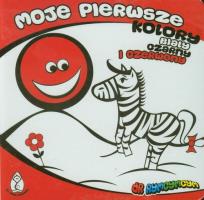 Okładka książki Moje pierwsze kolory biały czarny i czerwony