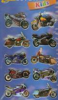 Okładka książki Naklejki folia 3D - motocykle