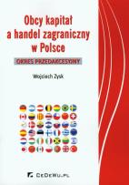 Okładka książki Obcy kapitał a handel zagraniczny w Polsce