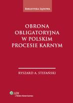 Okładka książki Obrona obligatoryjna w polskim procesie karnym
