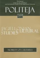 Opakowanie Politeja 20/1 (2/1/2012) Mobility of cultures
