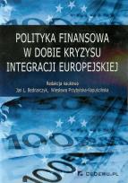 Opakowanie Polityka finansowa w dobie kryzysu integracji europejskiej