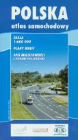 Okładka książki Polska atlas samochodowy 1:600 000