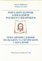 Okładka książki Popularny słownik sakralizmów polskich i ukraińskich