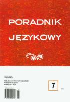 Opakowanie Poradnik językowy 7/2012