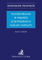 Okładka książki Postępowanie w sprawie europejskiego nakazu zapłaty