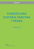 Okładka książki Powszechna historia państwa i prawa Testy dla studentów