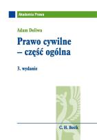 Okładka książki Prawo cywilne część ogólna
