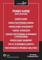 Okładka książki Prawo karne Zbiór przepisów