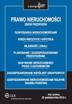 Okładka książki Prawo nieruchomości Zbiór przepisów