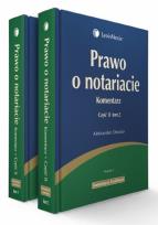 Okładka książki Prawo o notariacie cz.II t.1-2