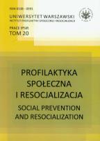 Opakowanie Profilaktyka społeczna i resocjalizacja tom 20