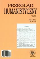 Opakowanie Przegląd humanistyczny 4/2012