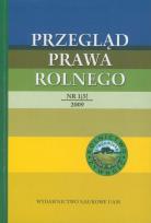 Opakowanie Przegląd Prawa Rolnego 1 (5) /2009