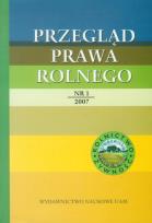 Opakowanie Przegląd prawa rolnego 1/2007