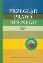 Opakowanie Przegląd prawa rolnego 2/2007