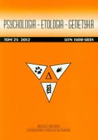 Opakowanie Psychologia Etologia Genetyka t.25