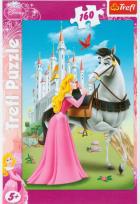 Okładka książki Puzzle 160 Śpiąca królewna TREFL