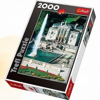 Opakowanie Puzzle 2000 Pałac Linderhof, Alpy Bawarskie TREFL