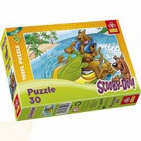 Okładka książki Puzzle 30 Scooby-Doo Wodne szaleństwo TREFL