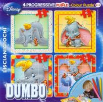 Opakowanie Puzzle Baby 4 Dumbo + flamastry