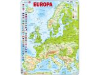 Opakowanie Puzzle Europa  mapa fizyczna 87