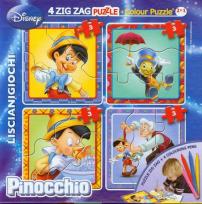 Opakowanie Puzzle Zig-Zag Colour Pinokio + flamastry