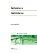 Okładka książki Rachunkowość zaawansowana