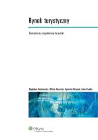 Okładka książki Rynek turystyczny