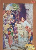 Opakowanie Salomon Puzzle - Jezus błogosławi dzieci 1000