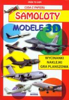 Okładka książki Samoloty Modele 3D Cuda z papieru