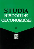 Opakowanie Studia Historiae Oeconomicae 26