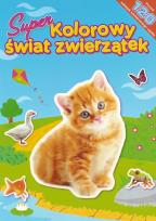 Okładka książki Super kolorowy świat zwierzątek