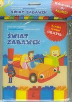 Okładka książki Świat zabawek. Kolorowanka z kredkami