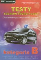 Okładka książki Testy kat. B  Egzamin teoretyczny DVD w. 2013