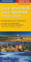 Opakowanie Travelmag Chile / Argentina / Paraguay / Uruguay 1:4000000