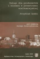 Opakowanie Usługi dla producentów i biznesu w przestrzeni wielkomiejskiej