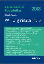 Okładka książki VAT w gminach 2013