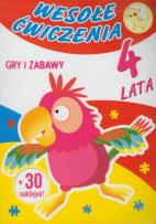 Okładka książki Wesołe ćwiczenia Gry i zabawy